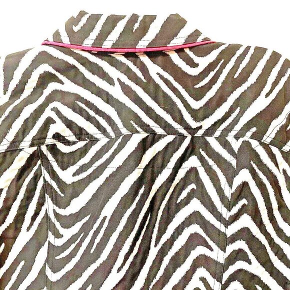 Three Sisters Pink & Zebra Print Pattern Pink Buttons Excellent Condition - Picture 6 of 7